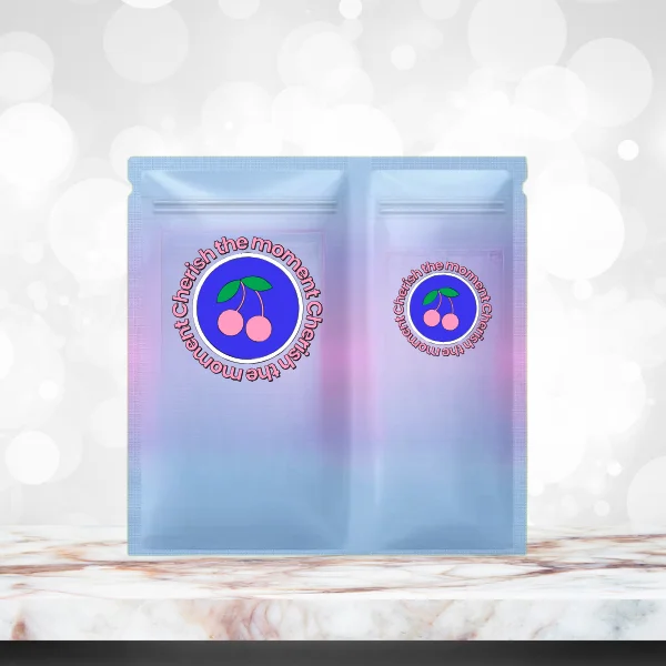 Dual Compartment Custom Mylar Bags  8 x 9  - (oz)